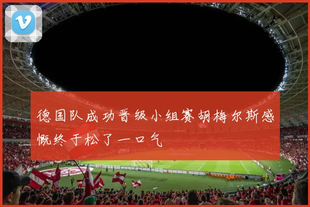 德国队成功晋级小组赛胡梅尔斯感慨终于松了一口气